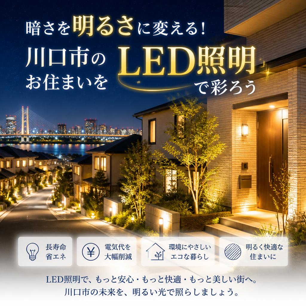 暗さを明るさに変える！川口市のお住まいをLED照明で彩ろう